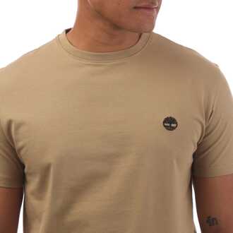 Timberland Heren Timberland Oyster River Logo T-shirt in Bruin