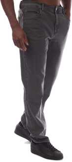 Timberland Heren Timberland Stretch Washed Jeans in Antraciet Houtskool - 32W/34L