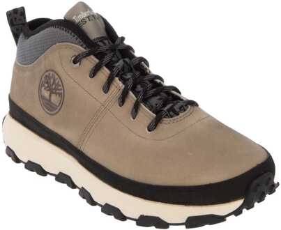 Timberland Heren Timberland Winsor Trail Mid Lace Trainers in Taupe - EU 40 / UK 6.5