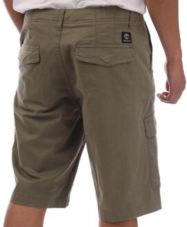 Timberland Heren Twill Cargo Korte Broek (Khaki) - maat Kaki