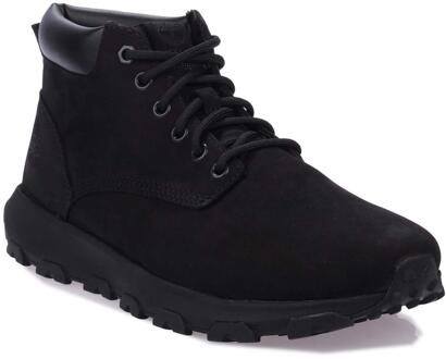 Timberland Heren Winsor Park Leren Mid Cut Lace Up Laarzen (Zwart) - maat