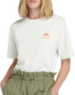 Timberland Hike Life Graphic Shirt Dames wit - oranje - M