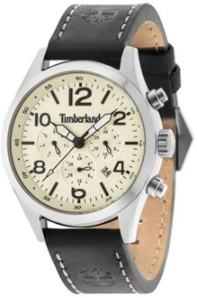 Timberland Jenness TBL.15376JS/07 - Horloge - Leer - Bruin - 44mm