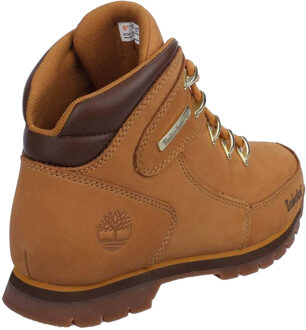 Timberland Jongens Euro Rock Leren Veterschoenen (Tarwe) - maat Bruin