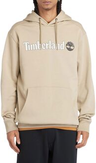 Timberland Linear Logo Hoodie Heren beige - wit - zwart - M