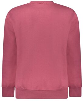 Timberland Logo Crew Neck Sweatshirt Fuchsia