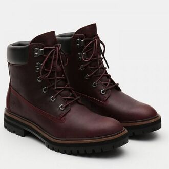 Timberland Londen Vierkant 6inch Rood Dames Laarzen