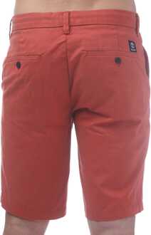 Timberland Men's Timberland Claremount Twill Chino Shorts in Red Rood