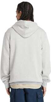 Timberland Men's Timberland Kennebec River Tree Logo Hoodie in Grey Grijs