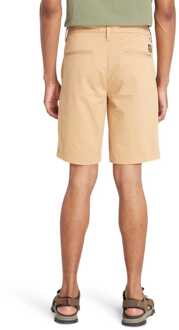 Timberland Men's Timberland Topsfield Twill Chino Shorts in Wheat - maat Naturel