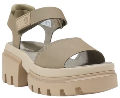 Timberland Platform Lug Sandalen Bruin