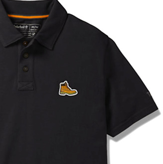 Timberland Polo Timberland herenlaarzen met logo Zwart