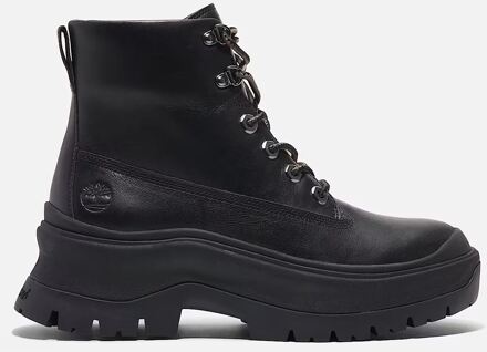 Timberland Roxie Lane Mid Lace Leder Vrouwen Zwart Laarzen