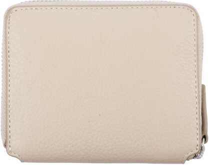 Timberland Safari Vierkante Ritssluiting Portemonnee in Beige Crème - One Size