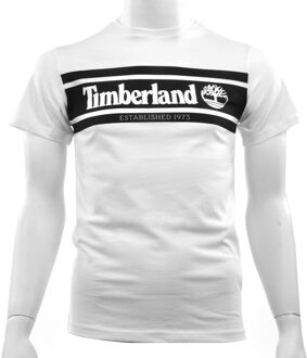 Timberland SS Crew Graphic Tee - Timberland t-shirt Wit - XXL