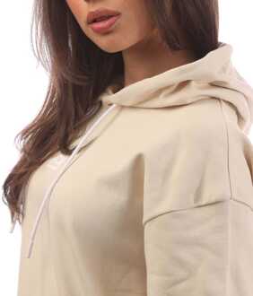 Timberland Stack Logo Hoody voor dames in Naturel - EU 40 / UK 12