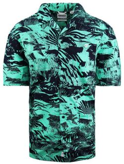 Timberland Stretch Heren Groen Gebloemd Zomershirt - M