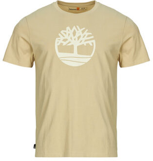 Timberland T-shirt Korte Mouw Timberland KENNEBEC RIVER TREE LOGO SHORT-SLEEVE TEE" Beige - S, M, L, XL