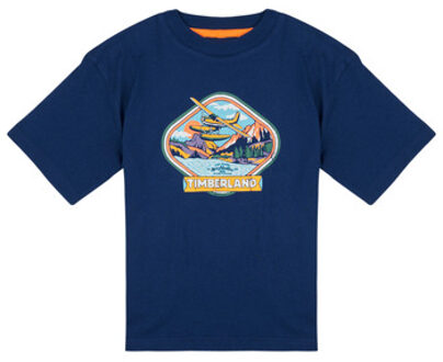 Timberland T-shirt Korte Mouw Timberland T60433" Blauw - 6 jaar,8 jaar,10 jaar,12 jaar