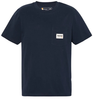 Timberland T-Shirts Timberland , Blue , Heren - L,M,S