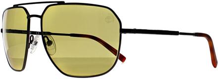 Timberland TB00009 06H glanzend donker nickeltin bruin gepolariseerde zonnebril - maat Grijs