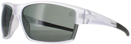 Timberland TB9308 26R kristal groen gepolariseerde zonnebril Transparant