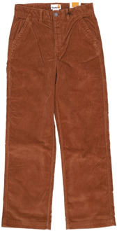 Timberland Werkbroek Cord Pant Streetwear Collectie Timberland , Brown , Heren - W32,W30,W28