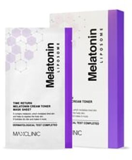 Time Return Melatonin Cream Toner Mask Sheet Set 27ml x 5 sheets