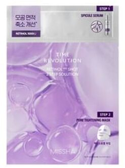 Time Revolution Retinol 1000 Shot 2 Step Solution Mask 1 pc