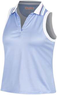 Timeless Sleeveless Polo Dames-Lichtblauw - XS,S