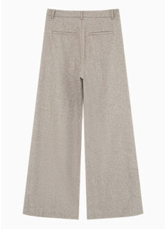 Times pantalon visgraat Beige - S