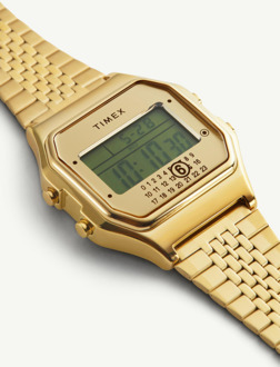 Timex T80 Mm6 Maison Margiela Unisex Horloge Goudkleurig TWG067500