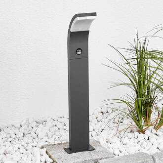Timm LED tuinpadverlichting, sensor, 60 cm, antraciet, IP54 antraciet, wit