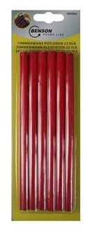 Timmermanspotloden / bouwpotloden 12 stuks
