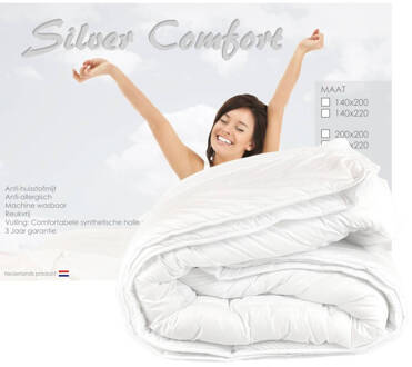 TIMZO 4-seizoenen Dekbed Silver Comfort-200 X 200 Cm