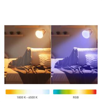 tint SMART LED lamp E27 - 9.5W - Wit licht (1800K tot 6500K) en kleur (RGB)