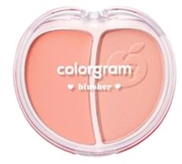 Tintin Dory Duo Blusher - 5 Types #03 Peach Duo