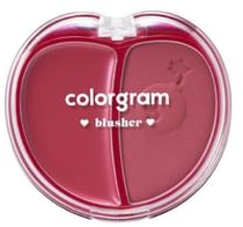 Tintin Dory Duo Blusher - 5 Types #05 Red Heart Duo