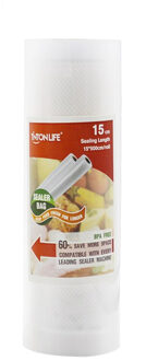 Tinton Leven 15Cm X 500Cm/Rolls Vacuum Sealer Voedsel Opslag Zakken Saran Wrap
