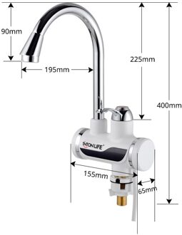 Tinton Leven (Ons ) 110V 3sec Instant Tankless Elektrische Boiler Kraan Keuken Instant Verwarming Kraan Met Led Digitale digitaal under groot