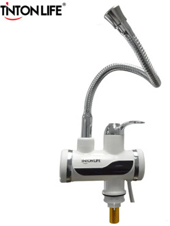 TINTON LIFE Electric Water Heater EU plug LED Digital Temperature Display With 360 Degree Rotate Pipe