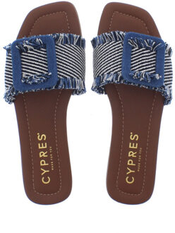 Tiny gesp jeans | dames | maat: | stof en immitatieleer - maat 37 Lichtblauw