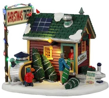 'Tiny House Tree Lot' - Verlichte Gebouw - Exclusief adapter (Werkt op batterijen)