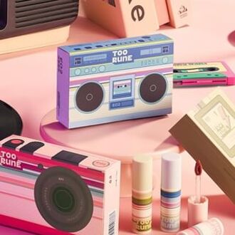 Tiny Salty Limited Edition Lip Mud Set - 2 Types E01# (1.8g x 3)