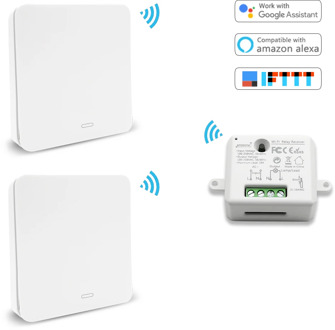 Tiny WiFi Switch Socket Module with Remote Control Wireless Switch App Timer Voice Control Google Home Amazon Alexa Echo