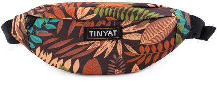 Tinyat Heuptas Vrouwen Fanny Tas Meisje Mode Glanzend Beltbag Fanni Tas Roze Taille Pack Fanny Pack Voor Vrouwen geel Waist zak