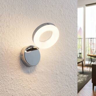 Tioklia LED spot, chroom, 1-lamp