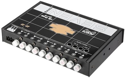 Tioodre 90-160Khz Auto Audio Equalizer Bewerkt Aluminium Auto Equalizer Klasse Koorts Audio Verstelbare Stereo Auto Tuner