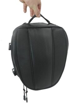 Tioodre Black Motorcycle Rear Tas Draagbare Staart Doos Motorcycle Zadeltas Zak Motorfiets Staart Bag Outdoor Supplies