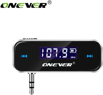 Tioodre Draadloze Mini Fm-zender 3.5Mm In-Car Muziek Audio MP3 Speler Zender Voor Iphone 4 5 6 6S Plus Samsung Ipad